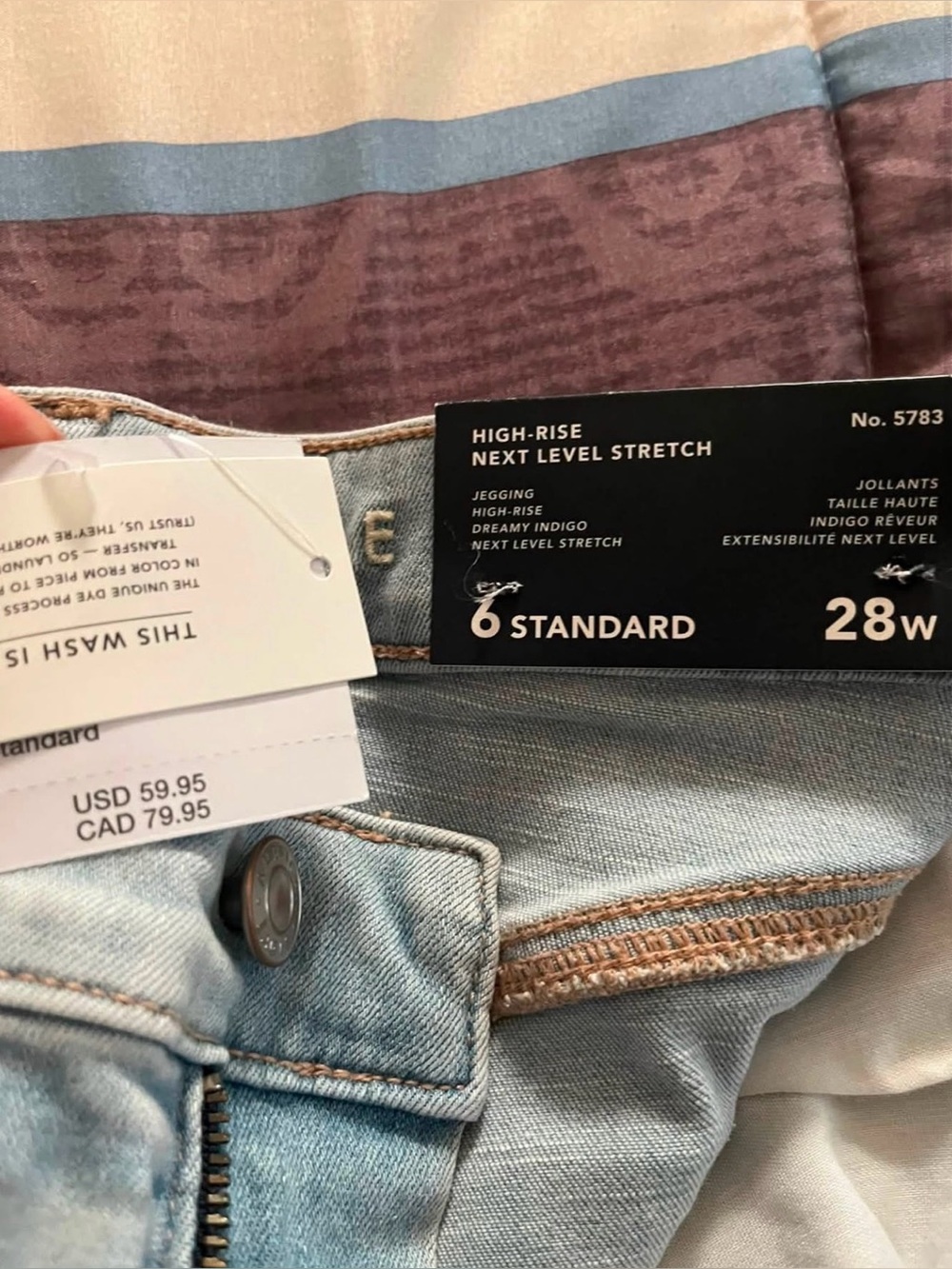 American Eagle Outfitters High-Rise Light Indigo Jeggings